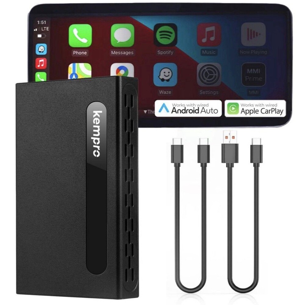 Smart Box – 3-in-1 Wireless CarPlay & Android Auto Adapter with Streaming Apps